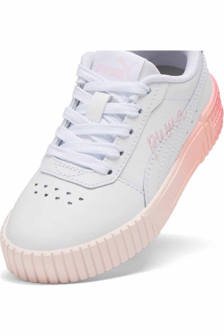 NEW! 2C Puma Carina 2.0 Lots Of Love White Ballet Beauty Sneaker